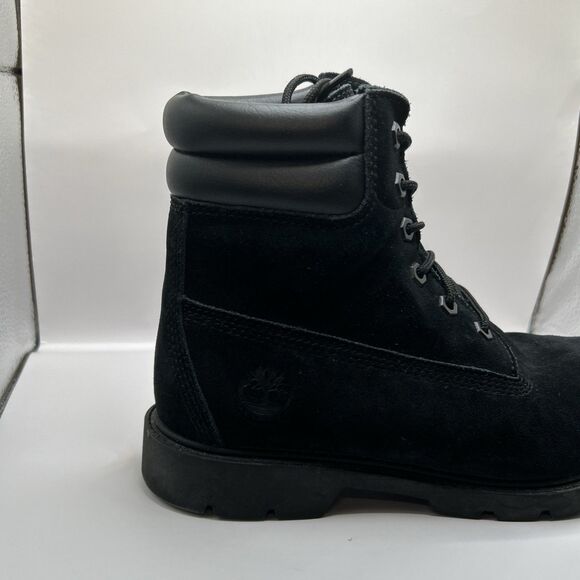 Timberland Womens Size 8.5 Black Suede Ankle Boots Waterproof Lace Up Comfort - Picture 9 of 16